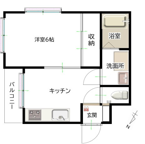 アレリー1515の間取り