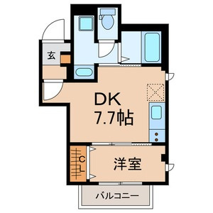 グランヴィーネ　Ichikawaの間取り|間取りです。