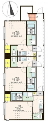 【区画図】 | 六町2丁目④Designers DiiRA