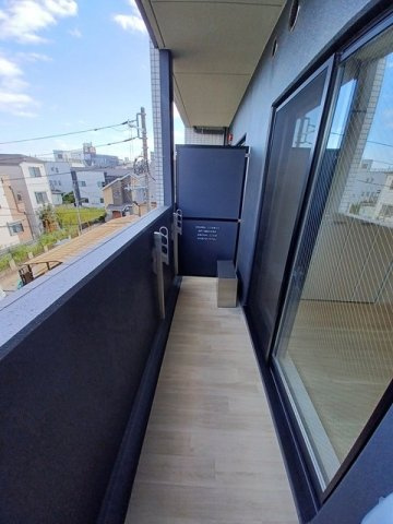 シエロ西竹の塚のバルコニー
