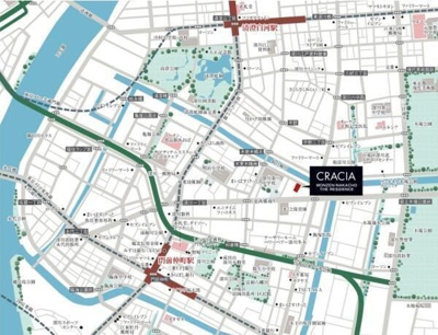 【地図】 | クレイシア門前仲町ザ・レジデンス