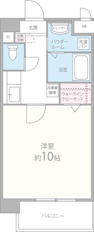 ベルメゾン・エグレットの間取り