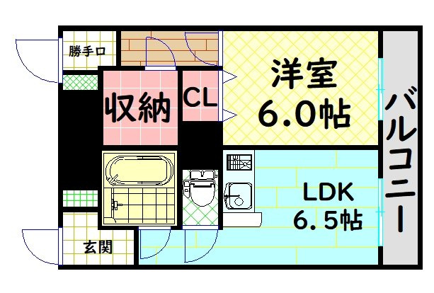 【間取り】 | ふぁみーゆ永代町