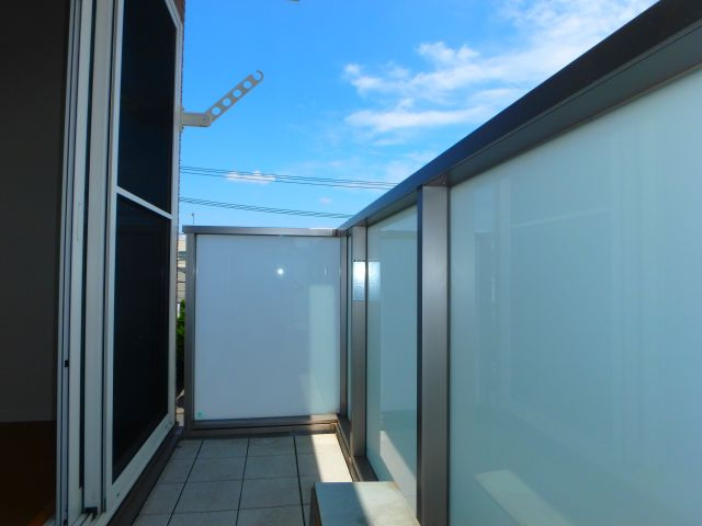 アーク元住吉のバルコニー