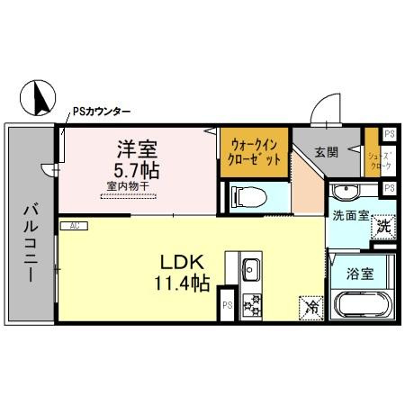 【間取り】 | アネックスＫＯＫＵＢＯ