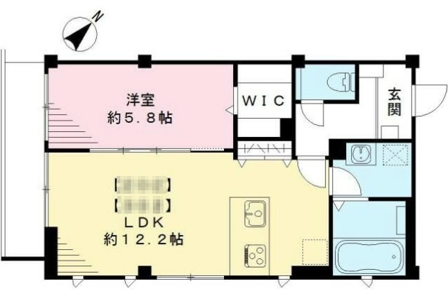 【間取り】 | ラシーネ北新宿