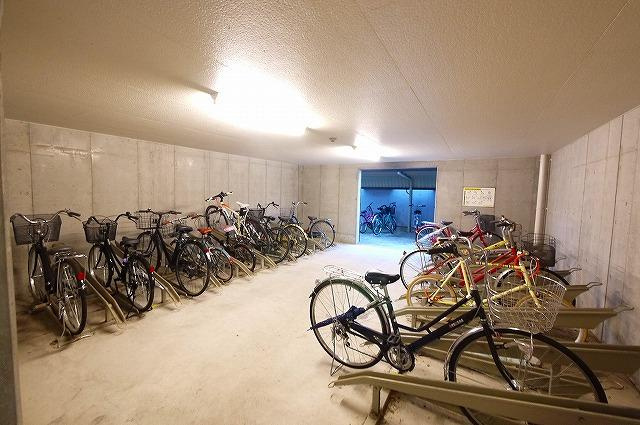 ＣＵＢＥのその他共用部分|自転車置き場もありますよ。