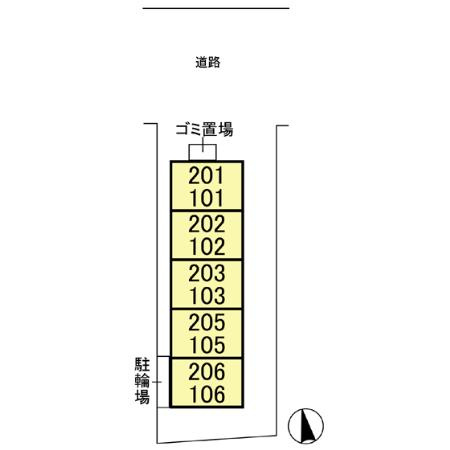 サンアベニュー狛江の区画図