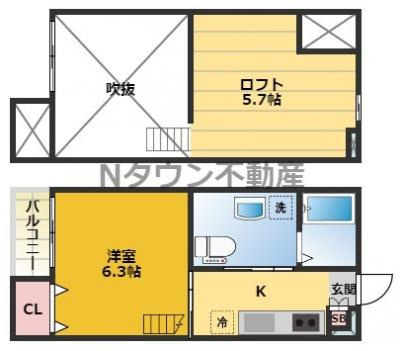 【間取り】 | Kohimari志賀本通 | 間取りです。