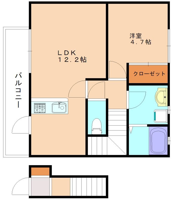 Dio赤間の間取り