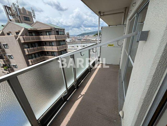 サンハイツ刀根山のバルコニー