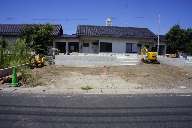出雲市塩冶有原町　全２棟　新築建売住宅　人気の塩冶小学校区！の外観|①号棟　令和８年８月４日撮影