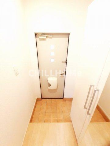 アクアサイドⅡの玄関|当社、チルホームのHPもご覧ください(^^)/物件情報多数♪