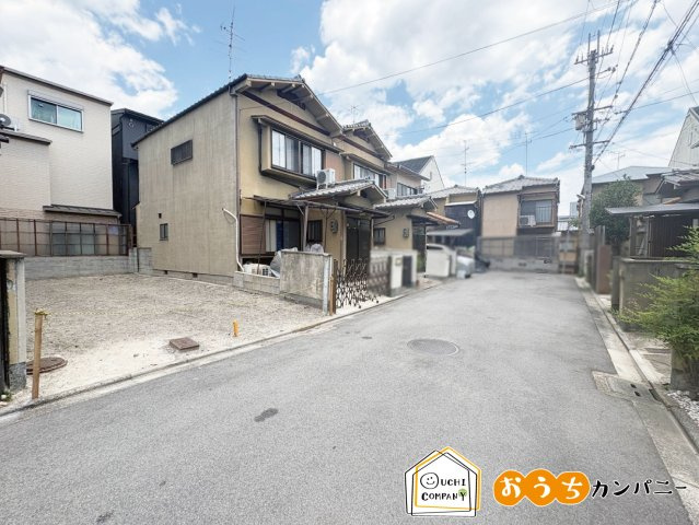 西院金槌町　3階建てプランA　建築条件付土地の土地図|【ポカポカ南向き！】
火曜日・水曜日も営業中！お仕事終わりからのご来店も大歓迎！
お客様のご都合に合わせてご対応させて頂きます！
現地（2026年7月）撮影