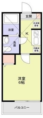 アザーレ・キュリオス横浜の間取り|間取りです。
