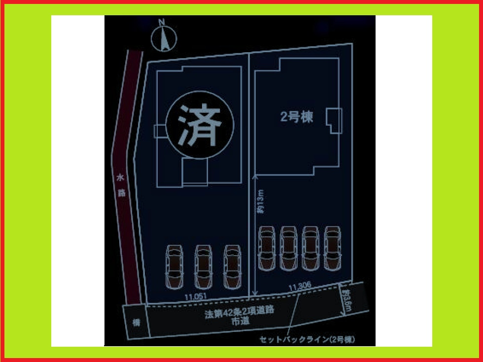 津島市神尾町字東之割の新築一戸建の区画図|◇区画図◇