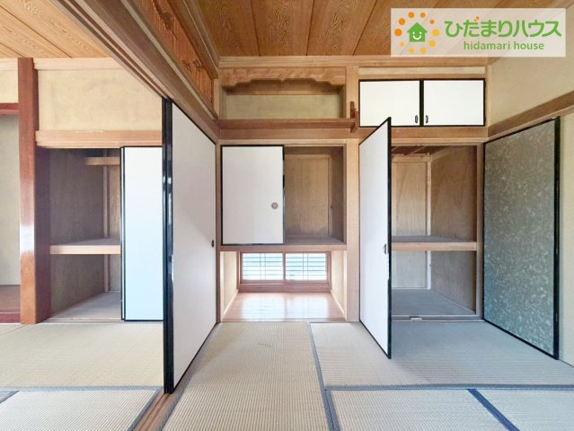日立市末広町3丁目　中古戸建の収納|"和室にも大容量のクローゼット完備！
お布団やお子様のおもちゃなどがスッキリ収納できますね(^^♪"