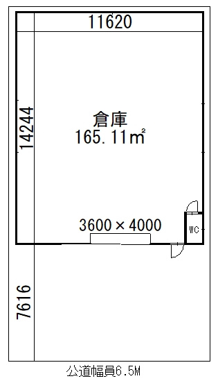 山木１－１５３倉庫の間取り