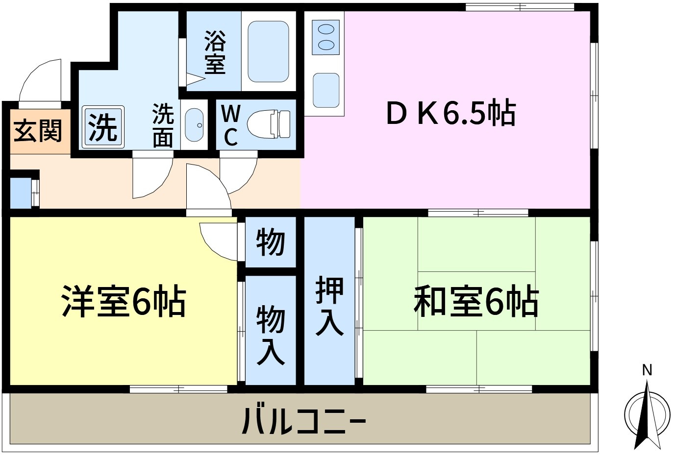 トレランス片柳の間取り