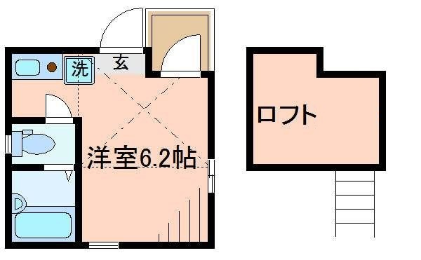 マーチ田端の間取り|間取りです。
