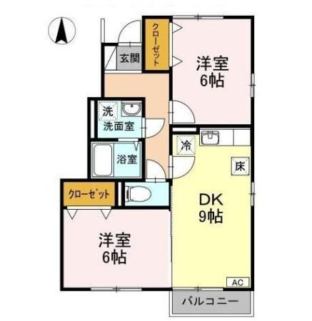 コーポラス上原の間取り
