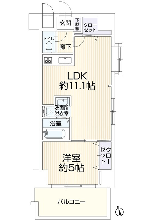 ダイアパレス舟入本町の間取り