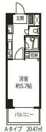 【間取り】 | ドミール北赤羽