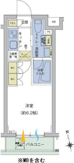 【間取り】 | アジールコート品川中延