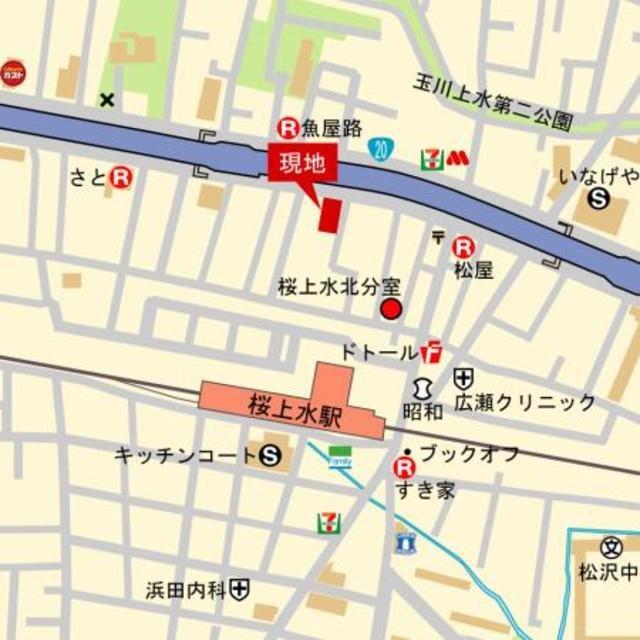 ＫＤＸレジデンス桜上水の地図