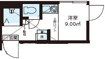 新宿区北新宿３丁目のアパートの間取り