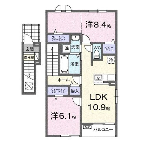 ラフェルム千歳烏山の間取り