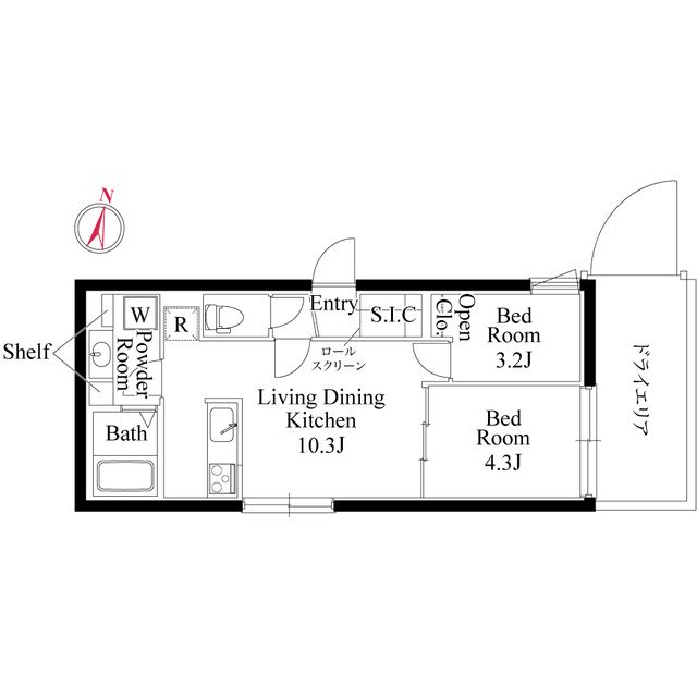 CASA PIAZZA 桜新町の間取り