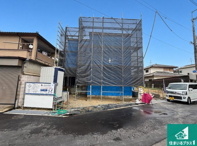 八尾市久宝園　第1期　新築一戸建ての外観|現在建築中！落ち着いた街並みで新生活を始めることが出来そう！周辺の物件も併せてご紹介させて頂きます！