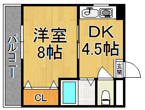 レファインド北立花の間取り