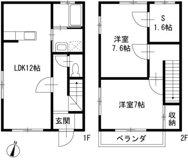 プラージュ湘南山手の間取り|間取りは反転