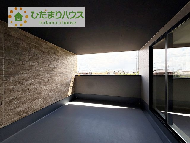 【バルコニー】 | 取手市宮和田15期　新築戸建　1号棟 | 人気が高いインナーバルコニーを採用♪天候を気にせず洗濯物を干せ、紫外線も気にせずに済みます(*^^)v