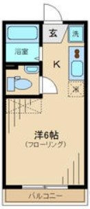 中野区中央２丁目の賃貸マンションの間取り