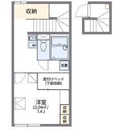 レオパレス若葉の間取り