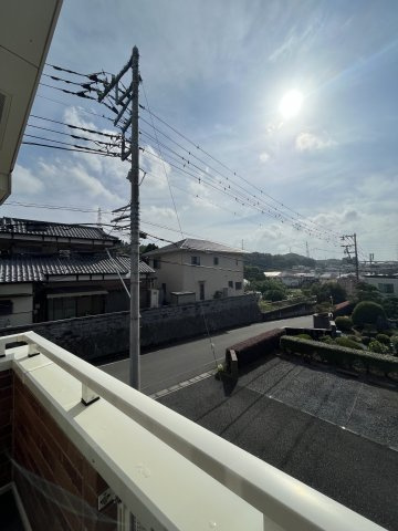 ベランダからの展望です