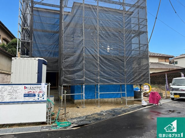 八尾市久宝園　第1期　新築一戸建ての外観|現在建築中！落ち着いた街並みで新生活を始めることが出来そう！周辺の物件も併せてご紹介させて頂きます！