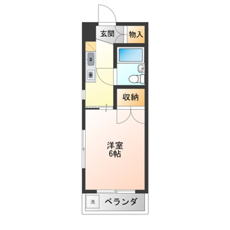 【間取り】 | 倉澤ビル | 倉澤ビル　鶯谷駅から徒歩3分の好立地。入谷駅からも徒歩9分で行けます。近くにはコンビニやスーパーがあり、買い物便利です。鉄骨鉄筋コンクリート造の7階建て外観タイル張りマンション。