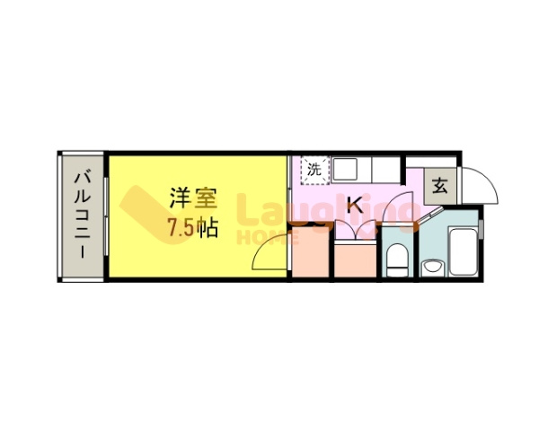OAK VILLA 久留米の間取り