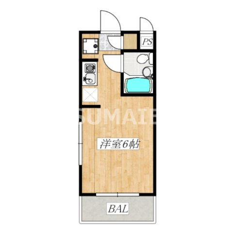 フィオーレ王子の間取り|最上階・角部屋です