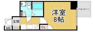 エスフォート西宮の間取り