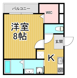 フジパレス西宮段上町の間取り