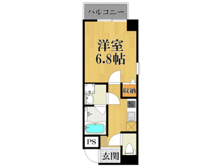 ディア甲子園口の間取り