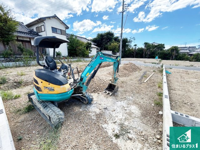 和泉市浦田町　第1期　新築一戸建ての外観|周辺は落ち着いた街並みの住宅地！子育てがしやすい住環境です！まだ未完成ですが、現地でしかわからない事もございます。是非一度ご覧ください。