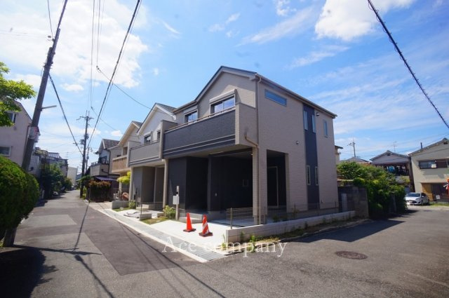 【前面道路含む現地写真】 | 八尾市福万寺町南1丁目　【B号棟/全2棟】 | B号棟角地☆【前面道路：南側幅員約4.1ｍ×東側幅員約4.1ｍ】