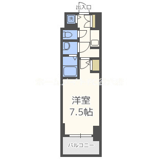 【間取り】 | S-RESIDENCE難波Briller