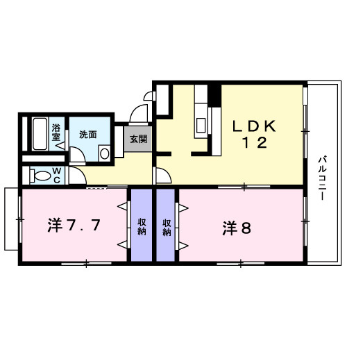 【間取り】 | フォレスタフィウーメ